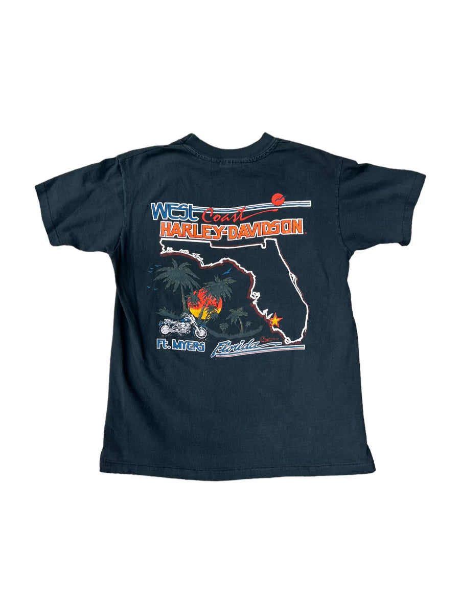 1986 ft. myers harley tee (medium)