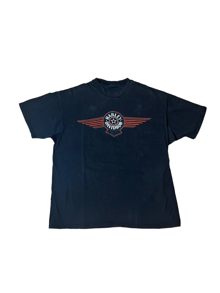 1995 buckminn's harley tee (cut tag, fits like large)