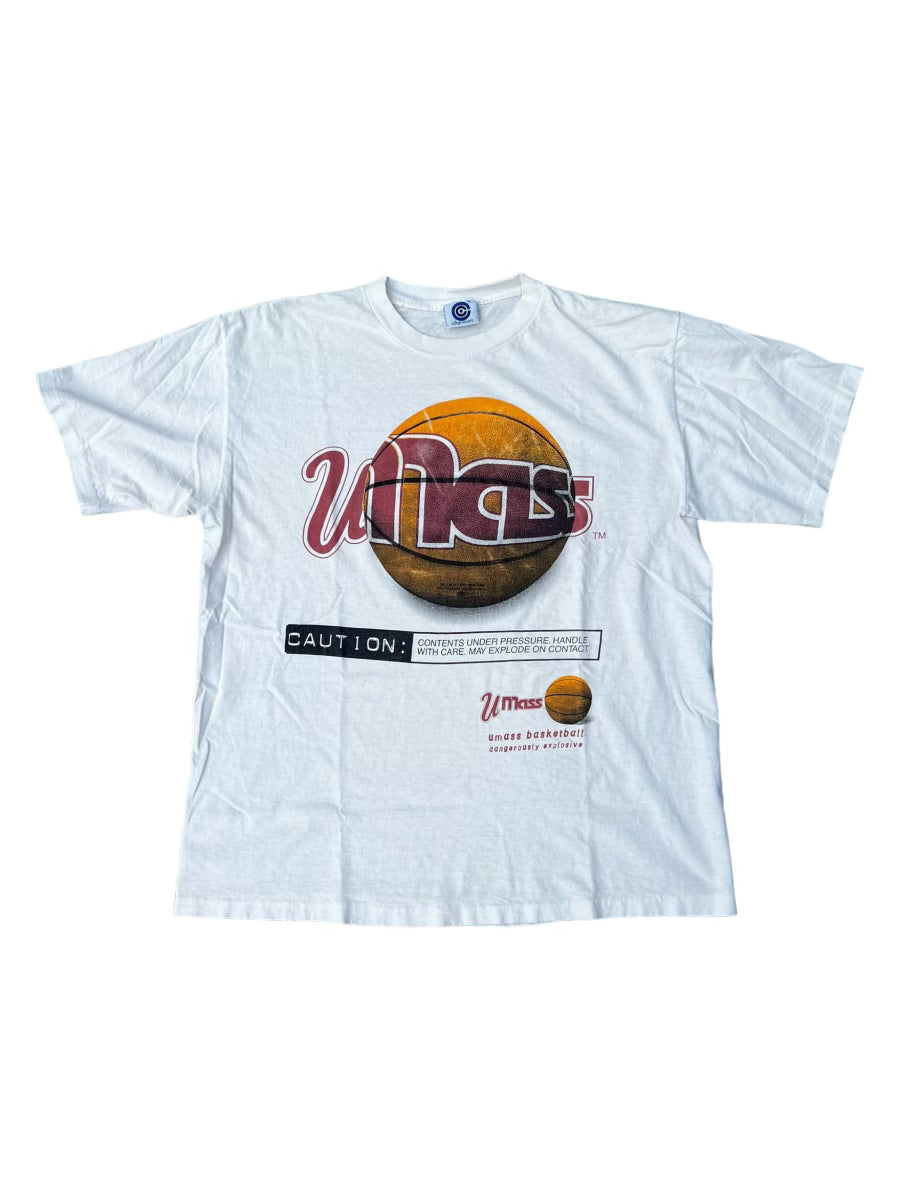 90s umass basketball tee (xl)