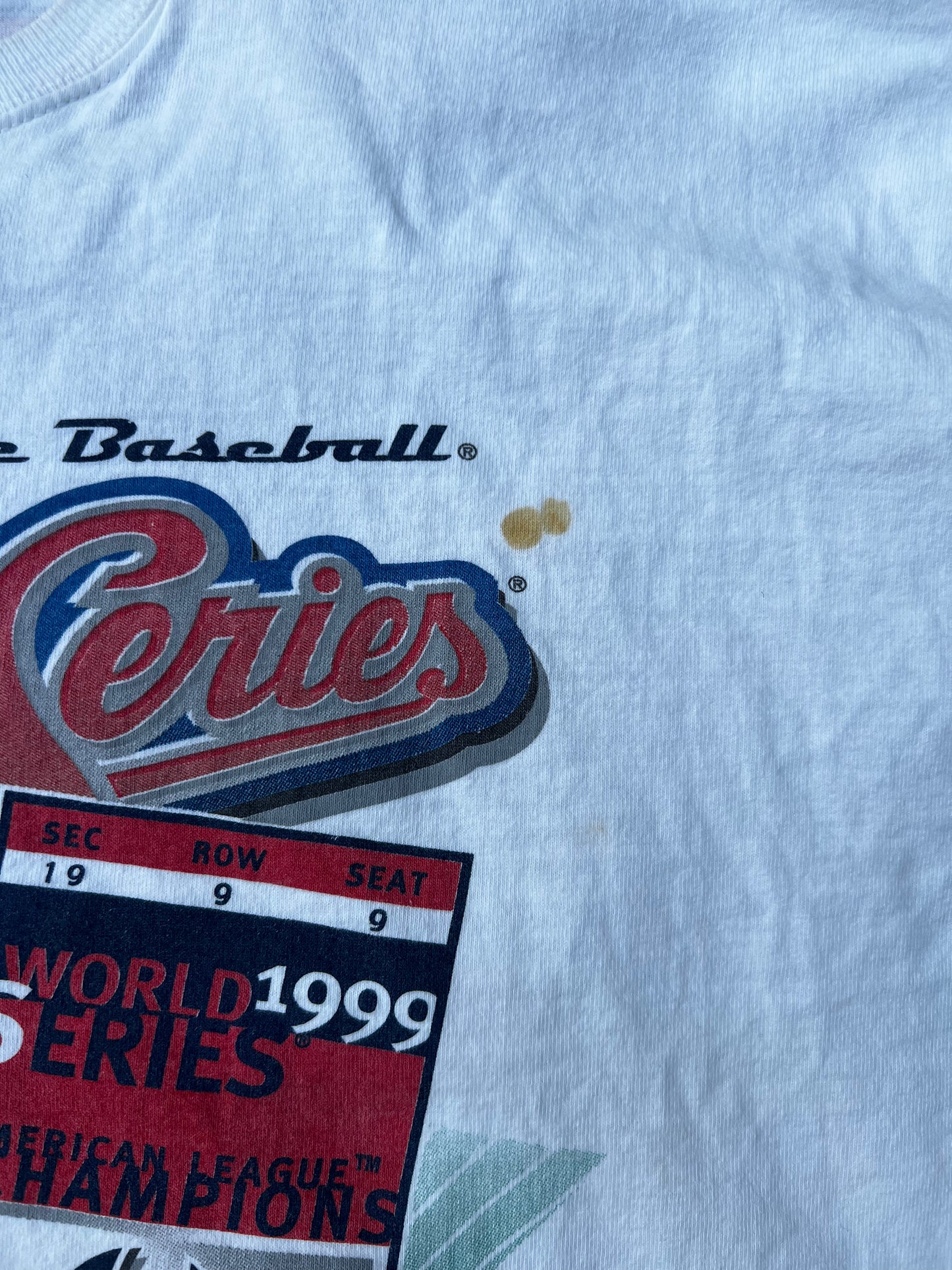 1999 braves vs yankees world series tee (xl)
