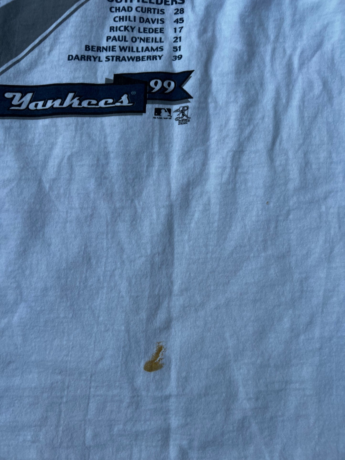 1999 braves vs yankees world series tee (xl)