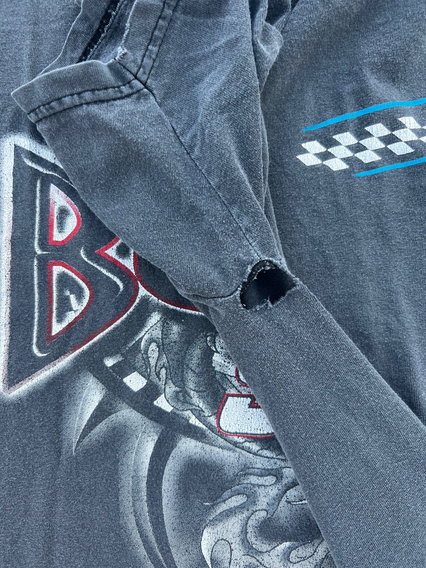 kurt busch racing tee (tagged xl, fits like large)