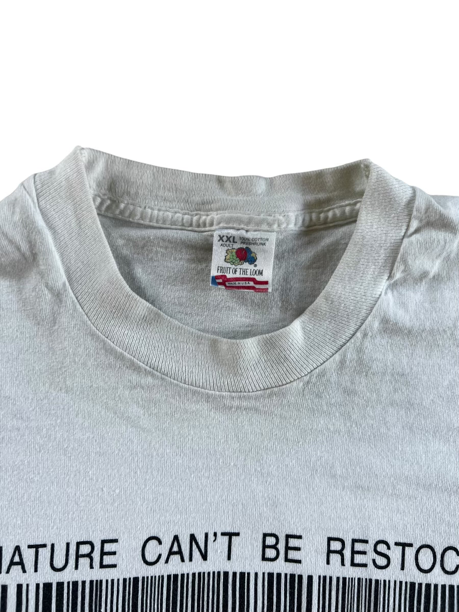 90s nature can't be restocked tee (tagged xxl, fits like xl/xxl)