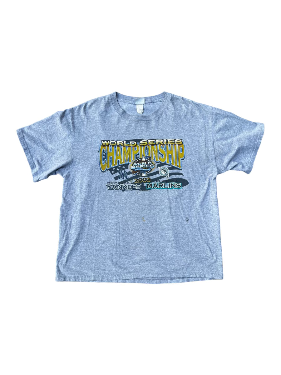 2003 yankees v marlins world series tee (xl)