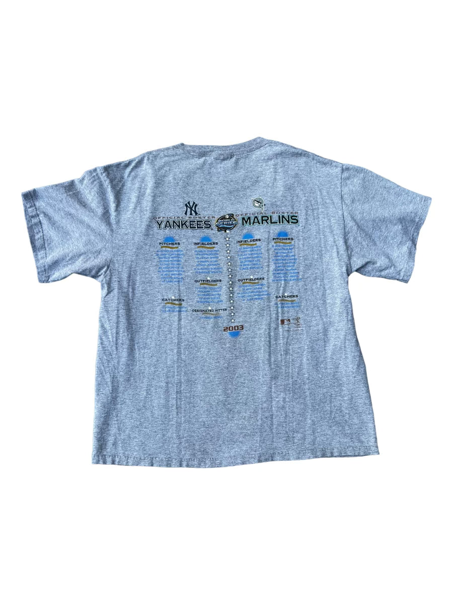 2003 yankees v marlins world series tee (xl)