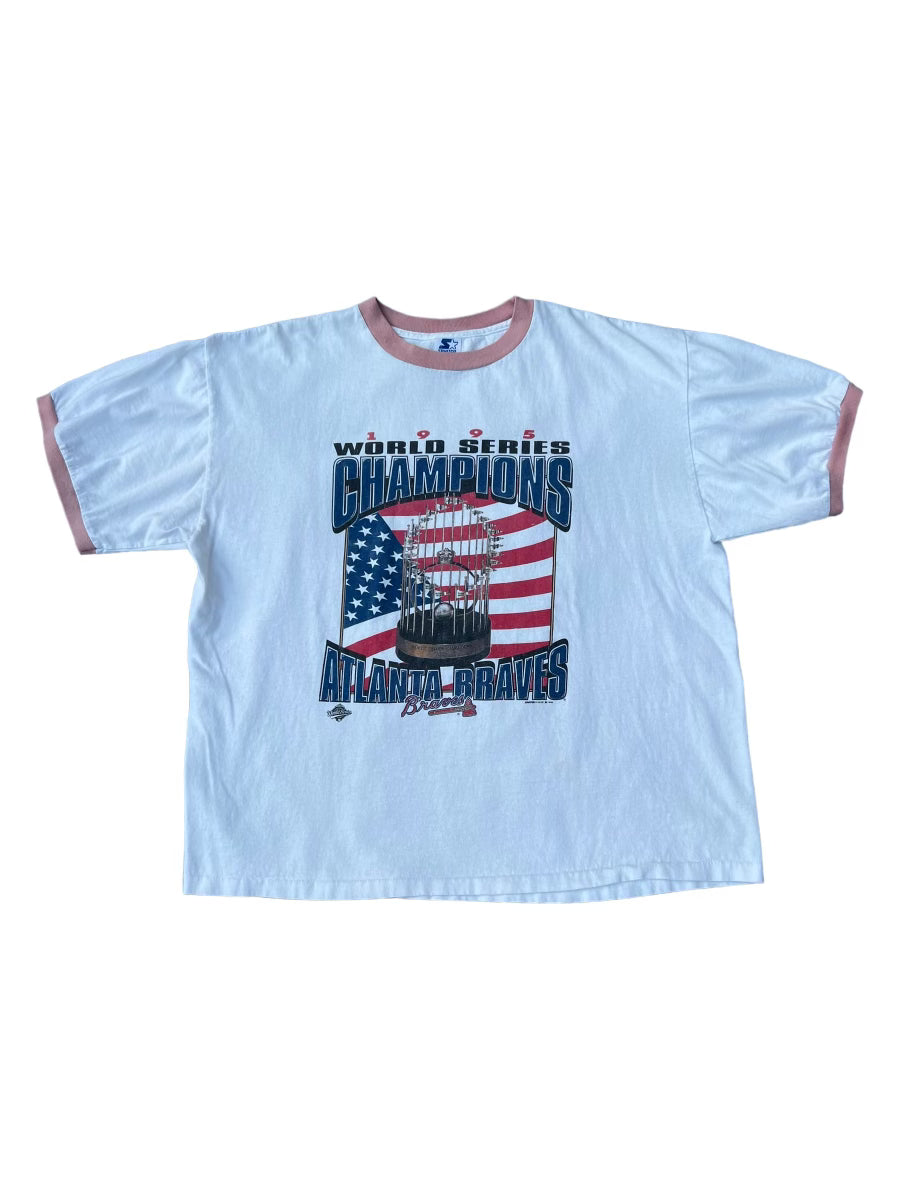 1995 atlanta braves world series starter tee (xl)