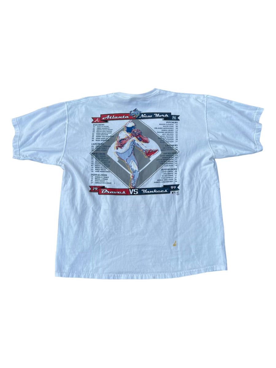 1999 braves vs yankees world series tee (xl)