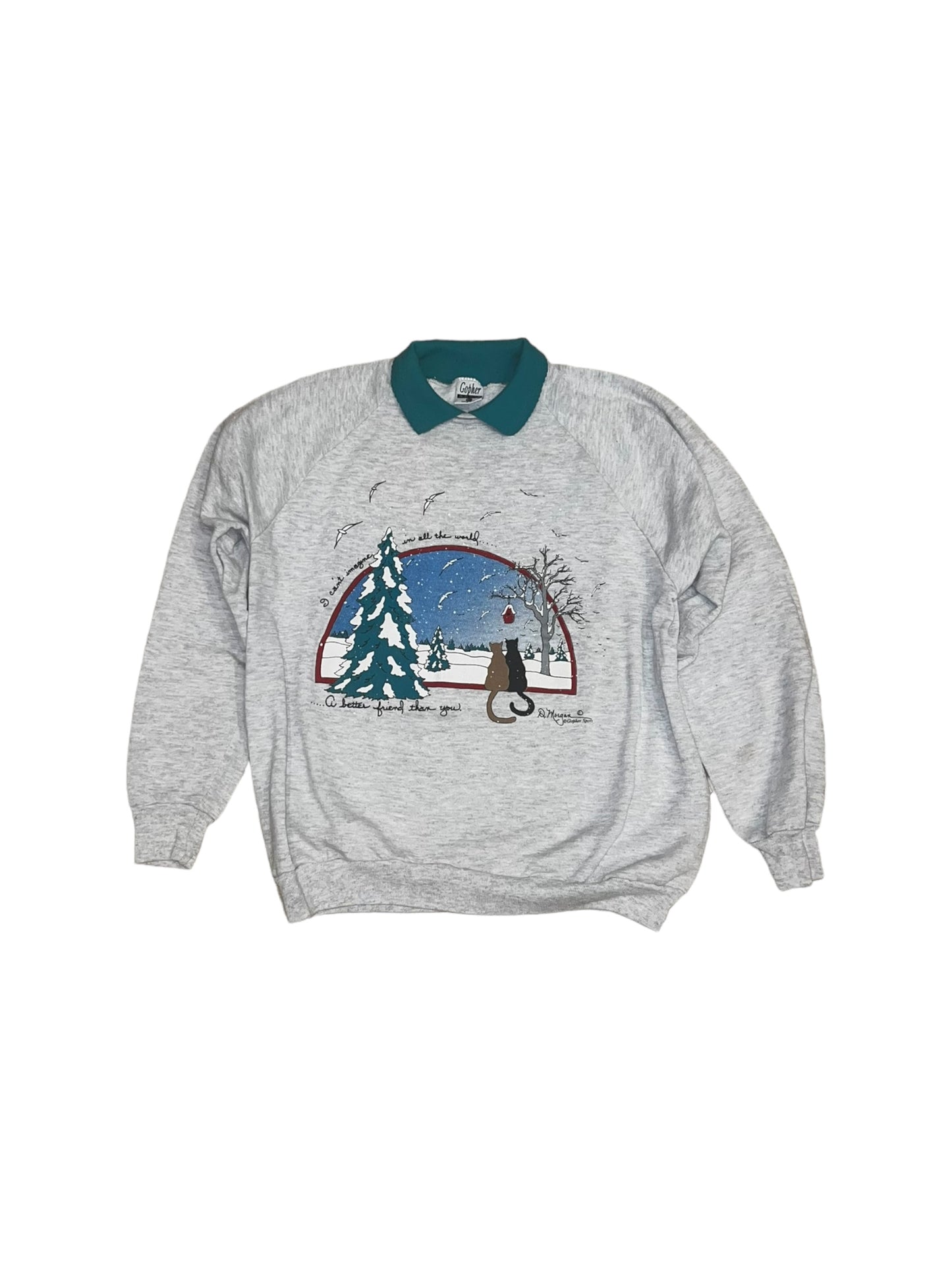 grandma crewneck sweatshirt (tagged xl, fits like large)
