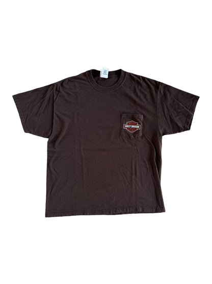 y2k york harley tee (tagged xl, fits like large/xl)