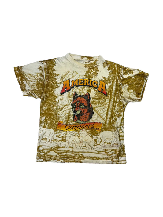america outdoors tee (cut tag, fits like medium)