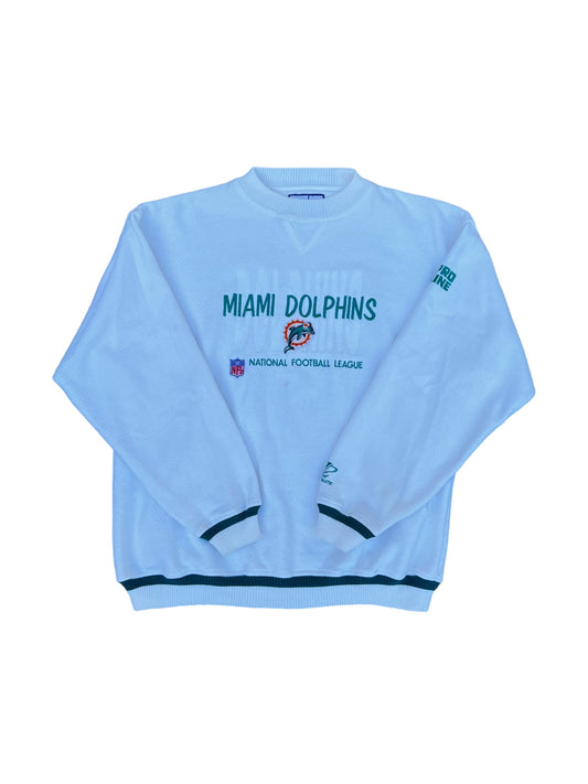 miami dolphins crewneck sweatshirt (xl)